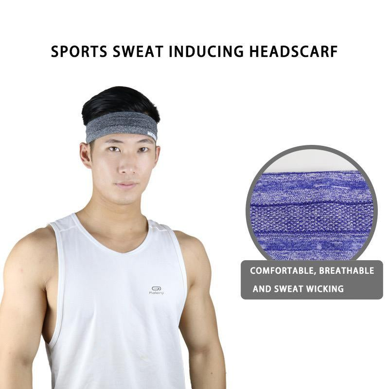 Sports Headband, Breathable Sweat Absorbing Headband, Elastic Headband for Running, Jogging, Cycling, Gym, Workout